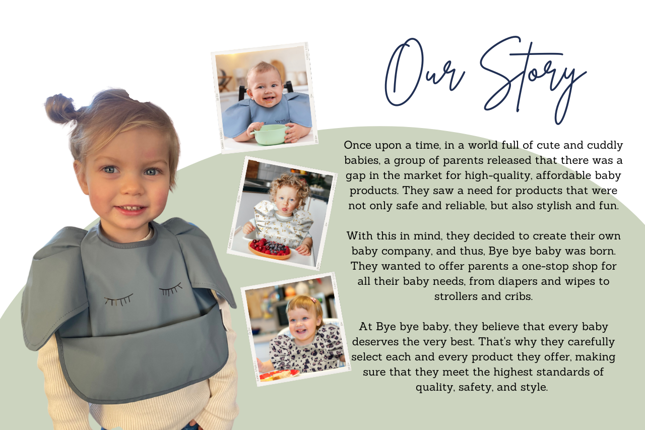 Stylish Baby And Toddler Weaning Bibs Bye Bye Baby – Bye Bye Baby